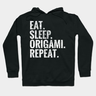 Eat Sleep Origami Repeat Hoodie